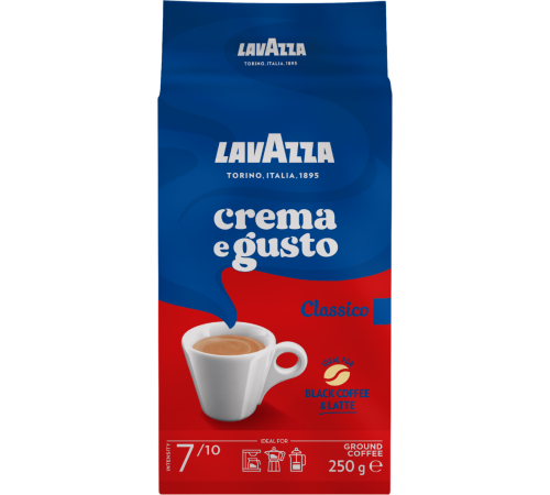 Кава мелена Lavazza Crema e Gusto Classico 250 г