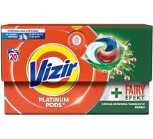 Гелевые капсулы Vizir Platinum Pods + Fairy Effect 20 шт (цена за 1 шт)