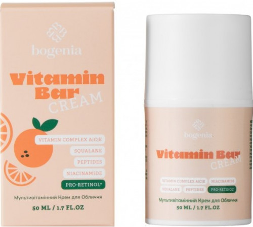 Мультивитаминный крем для лица Bogenia Vitamin Bar 50 мл
