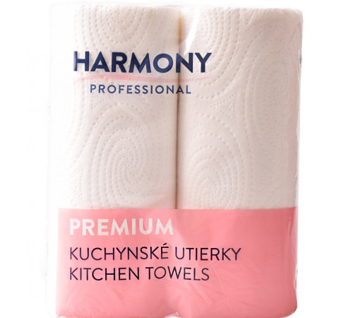 Паперові рушники Harmony Professional Premium 2 шари 2 шт