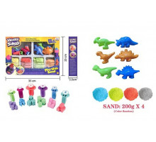 Кінетичний пісок Vitality Sand 1902 В (4 кольори, 6 форм, 7 екструдерів) 800 г в асортименті