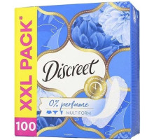 Щоденні гігієнічні прокладки Discreet  0% perfume Multiform 100 шт