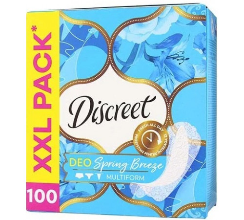 Щоденні гігієнічні прокладки Discreet Deo Spring Breeze Multiform 100 шт