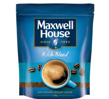 Кофе растворимый Maxwell House Rich Blend эконом пакет 120 г