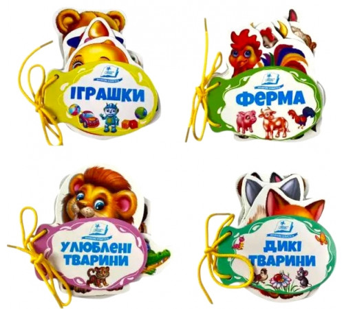 Книга на шнурівках Пегас в асортименті