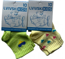 Дитячі шкарпетки Lvivski Kids Однотонні розмір 10