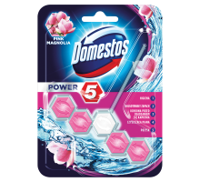 Блок для очищення унітазу Domestos Power 5 Pink Magnolia 55 г