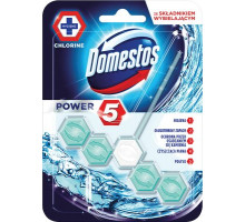 Блок для очистки унитаза Domestos Power 5 Chlorine 55 г