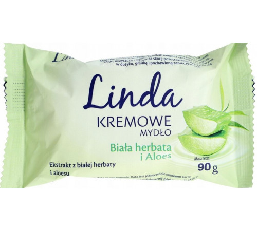 Мило тверде Linda Білий чай та Алое 90 г