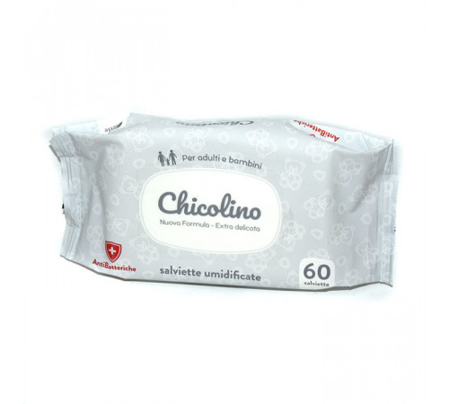Салфетки влажные для взрослых и детей Chicolino Антибактериальные 60 шт