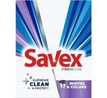 Пральний порошок Savex Premium ручний Whites & Colors 400 г