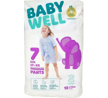 Підгузки-трусики Babywell 7 (17+ кг) 18 шт