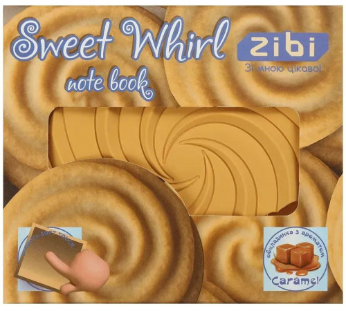 Блокнот ароматизований Zibi ZB12470-49 Солодкий вихр 80 аркушів