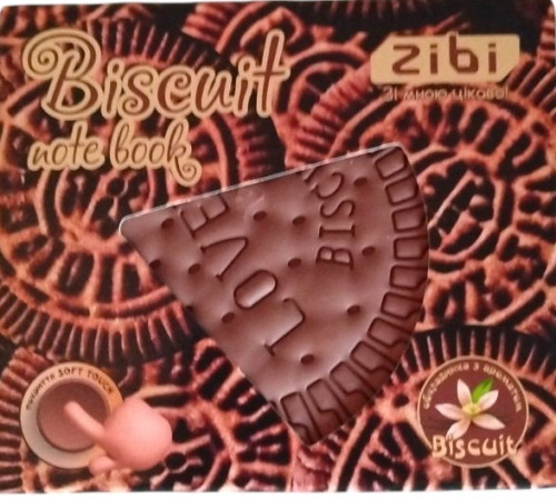 Блокнот ароматизований Zibi ZB12470-18 Бісквіт 80 аркушів