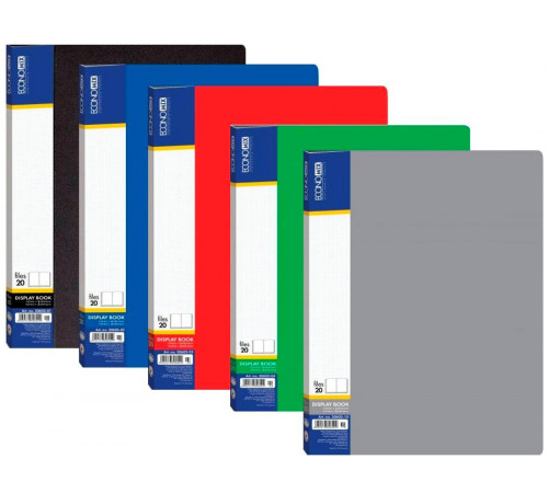 Папка з 20 файлами А4 Economix 30602