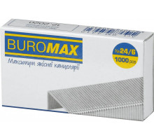 Скоби металеві для степлера №24 Buromax ВМ 4412