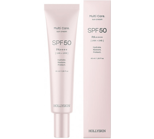 Сонцезахисний крем для обличчя Hollyskin Multi Care SPF 50 40 мл Сонцезахисний крем для обличчя Hollyskin Multi Care SPF 50 40 мл