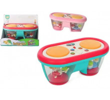 Барабан 855-161D інтерактивний на батарейках, музика, світло