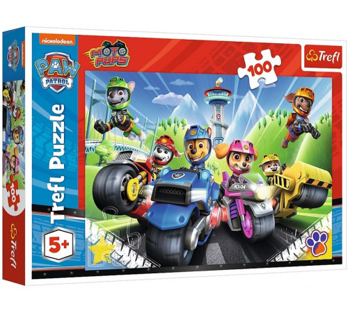 Пазли Trefl 16430 Щенячий патруль на мотоциклах 100 елементів