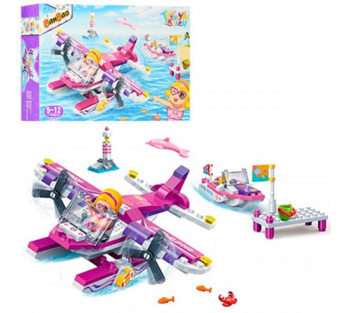 Конструктор Banbao 6132 Модний пляж Літак та катер 172 елементи