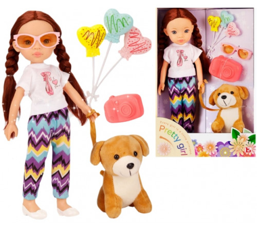 Лялька LS1303 Pretty Girl з домашнім улюбленцем
