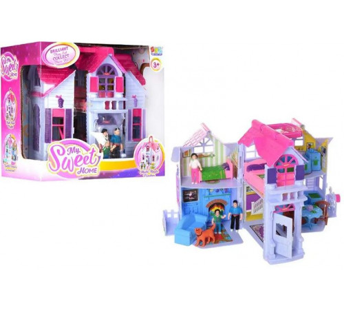 Домик раскладной F611 My Sweet Home с фигурками, мебелью