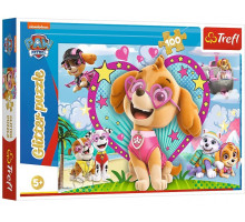 Пазли Trefl 14818 глітерні Скай Щенячий патруль 100 елементів