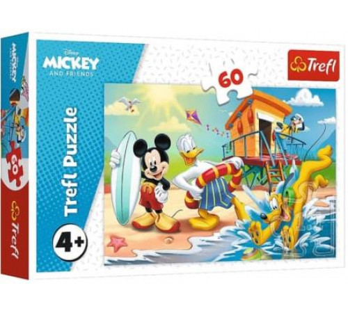 Пазли Trefl 17359 Цікавий день Міккі та друзів 60 елементів