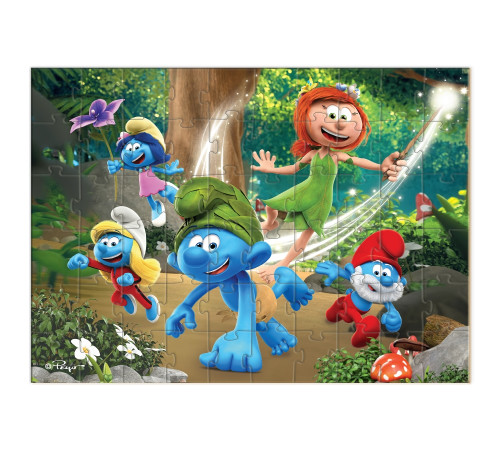 Пазли Dodo 200663 Смурфики Принцеса Листка 60 елементів