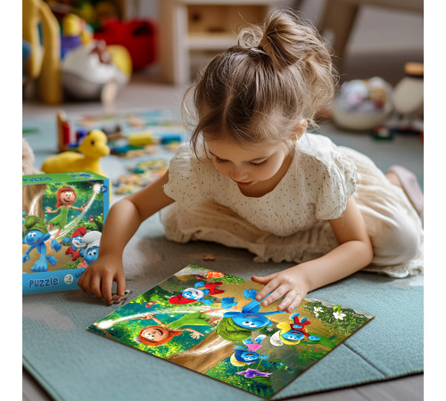 Пазли Dodo 200663 Смурфики Принцеса Листка 60 елементів