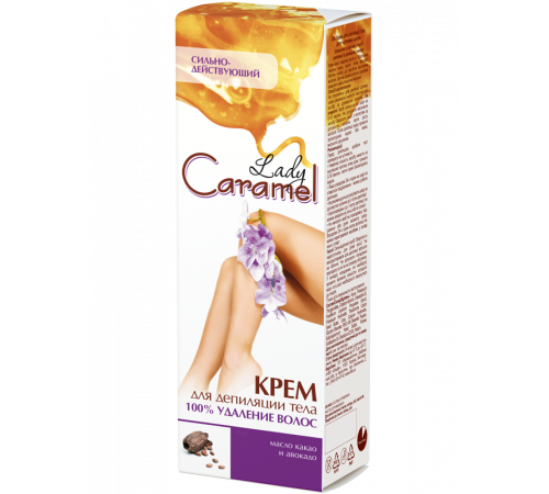 Крем для депіляції тіла Caramel 100 % видалення волосків 100 мл