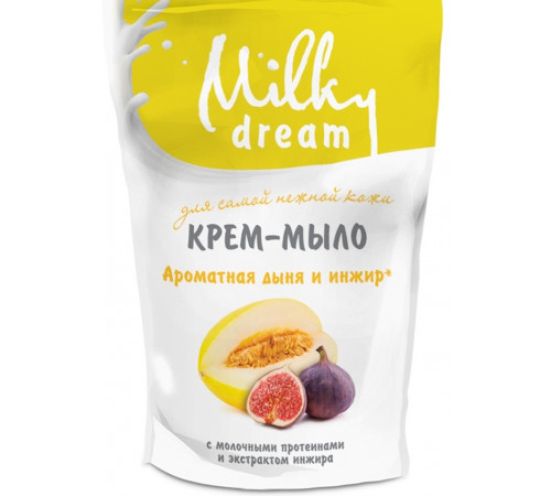 Жидкое крем-мыло Milky Dream ароматная Дыня и Инжир дой-пак 500 мл