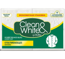 Мыло хозяйственное Duru Clean&White Отбеливающее Яблоко 4 х 120 г