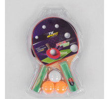 Набор ракеток для пинг-понга С 34429 TK Sport 2 ракетки + 3 мяча