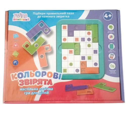 Настольная игра UKB-B0063 Цветные зверьки