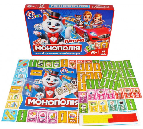 Настольная игра Технок 0755 Монополия детская