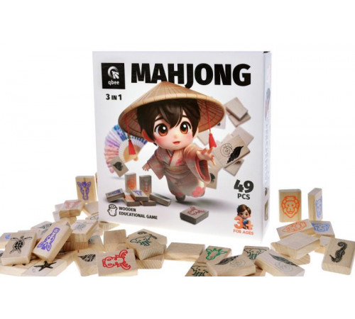 Настільна гра Qbee 900552 Дитячий Маджонг