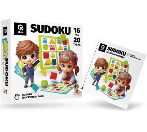 Настільна гра Qbee 900514 Судоку геометричне