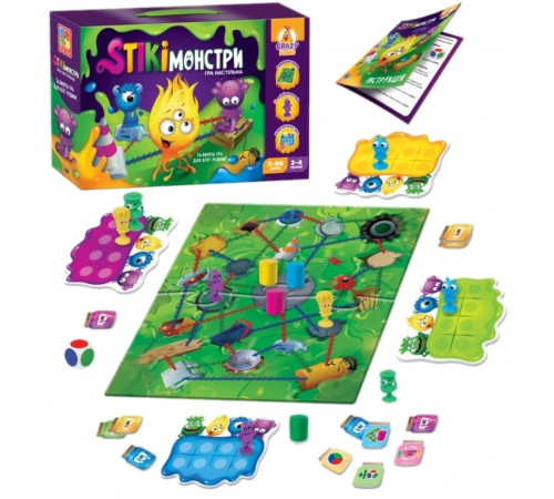 Настольная игра Vladi Toys VT8055-35 Stiki монстры