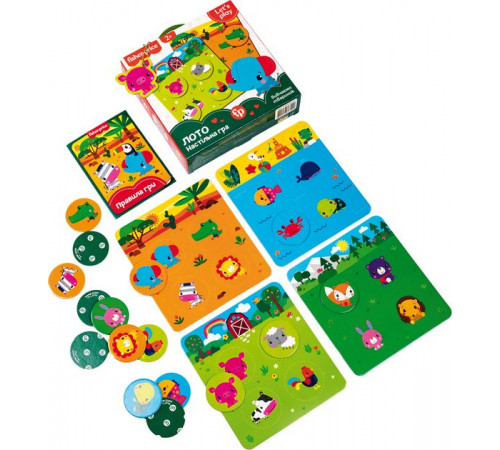 Настільна гра Vladi Toys VT2910-01 Лото Вивчаємо тваринок