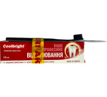 Зубна паста Coolbright Ваше професійне Відбілювання 100 мл + Зубна щіткка