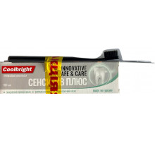 Зубна паста Coolbright Innovative Safe & Care Сенситив плюс 100 мл + Зубна щітка