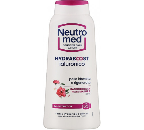 Гель для душу Neutromed Hydraboost Півонія 600 мл