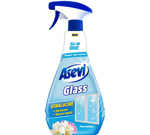 Средство для мытья стекла Asevi Glass спрей 750 мл