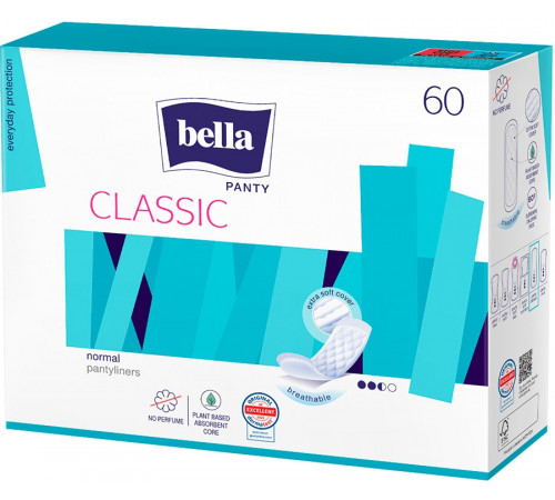 Ежедневные прокладки Bella Panty Classic 60 шт