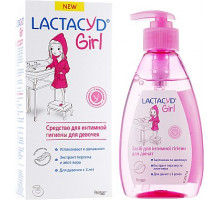 Гель для інтимної гігієни Lactacyd з дозатором для Дівчат 200 мл