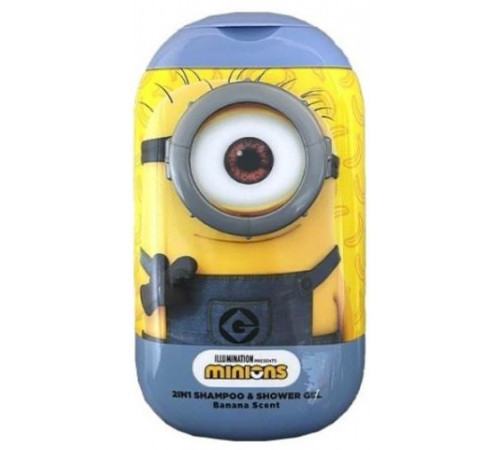 Дитячий шампунь-гель для душу 2в1 Minions одне око Банан 400 мл