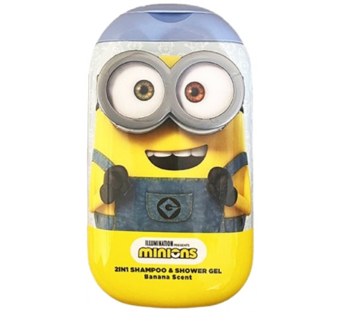 Дитячий шампунь-гель для душу 2в1 Minions два ока Банан 400 мл