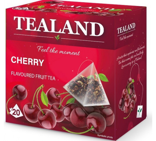 Чай фруктовый Tealand Cherry 20 пирамидок 40 г Чай фруктовый Tealand Cherry 20 пирамидок 40 г