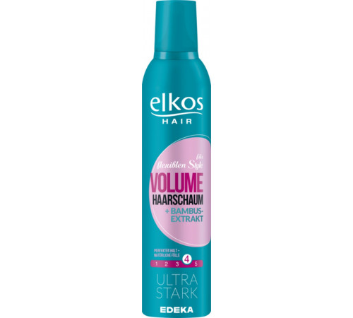 Пенка для волос Elkos Volume фиксация 4 250 мл Пенка для волос Elkos Volume фиксация 4 250 мл